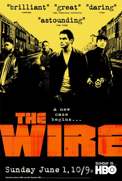 The Wire main cast on Baltimore streets